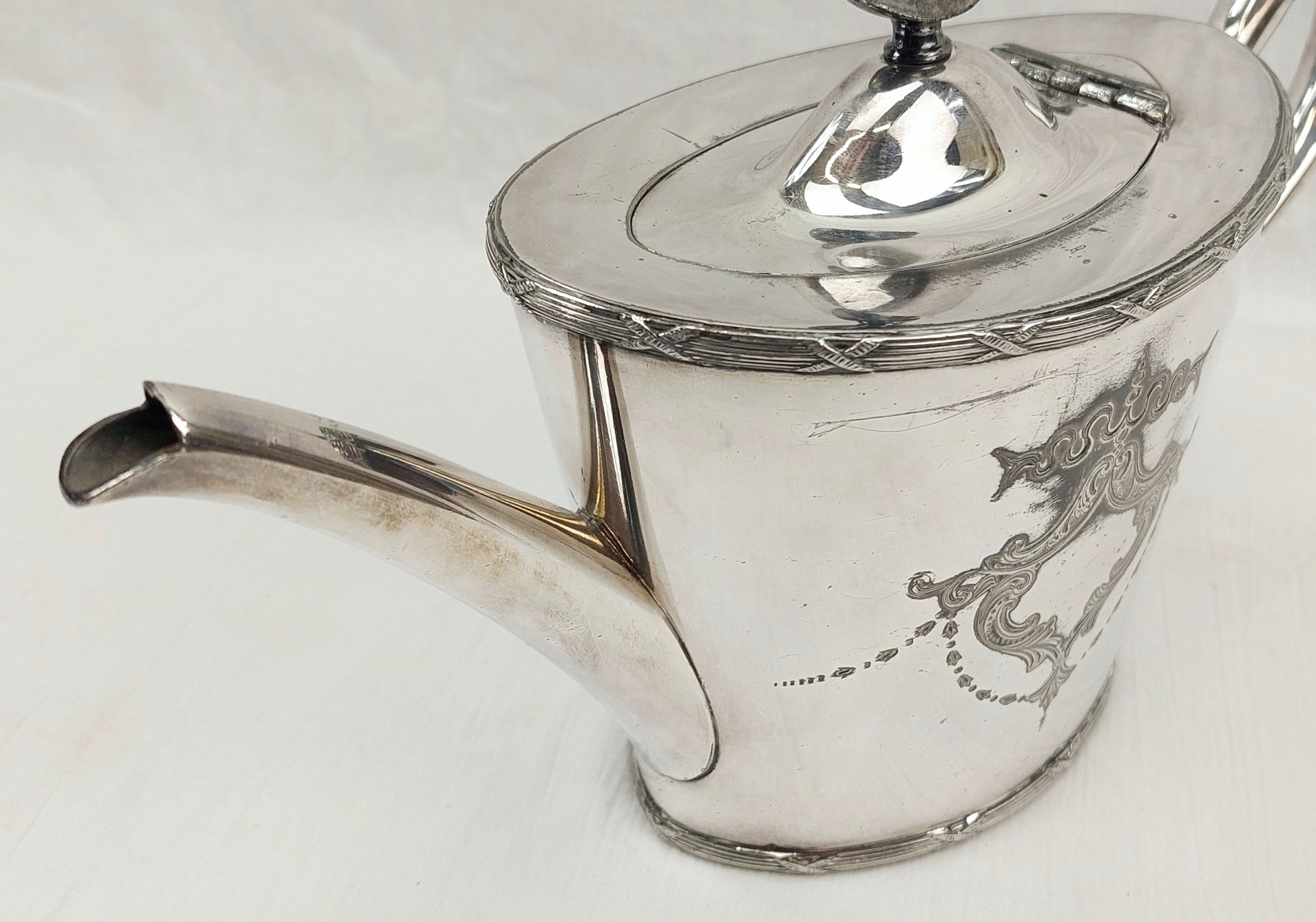 Antique Silver Plate Teapot by A.E Weeks of Southsea - Image 5