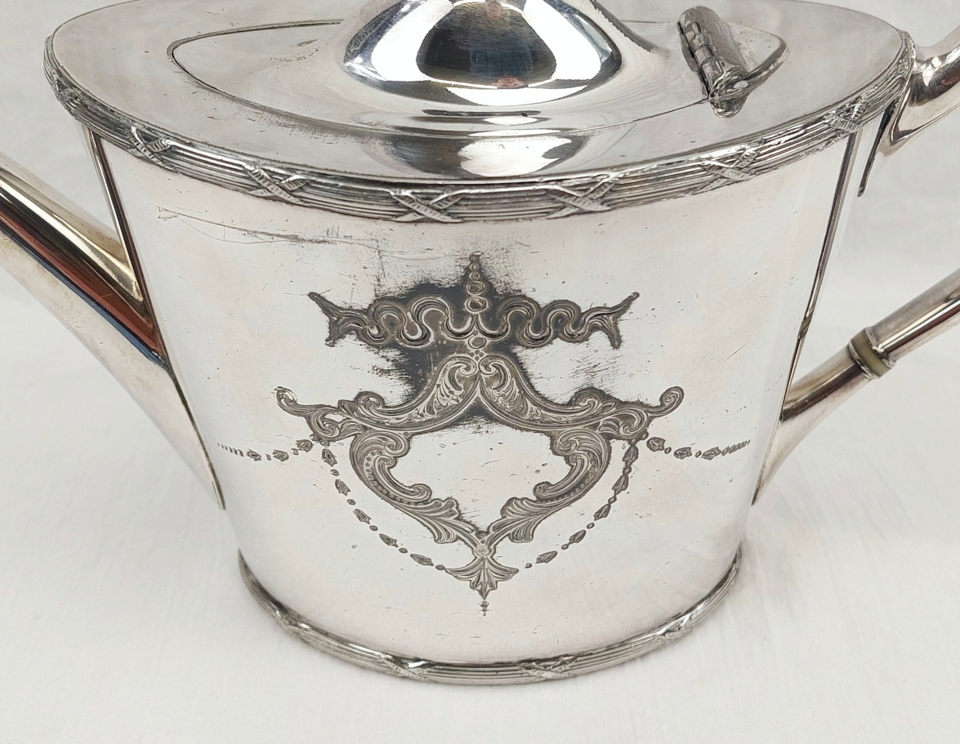 Antique Silver Plate Teapot by A.E Weeks of Southsea - Image 7