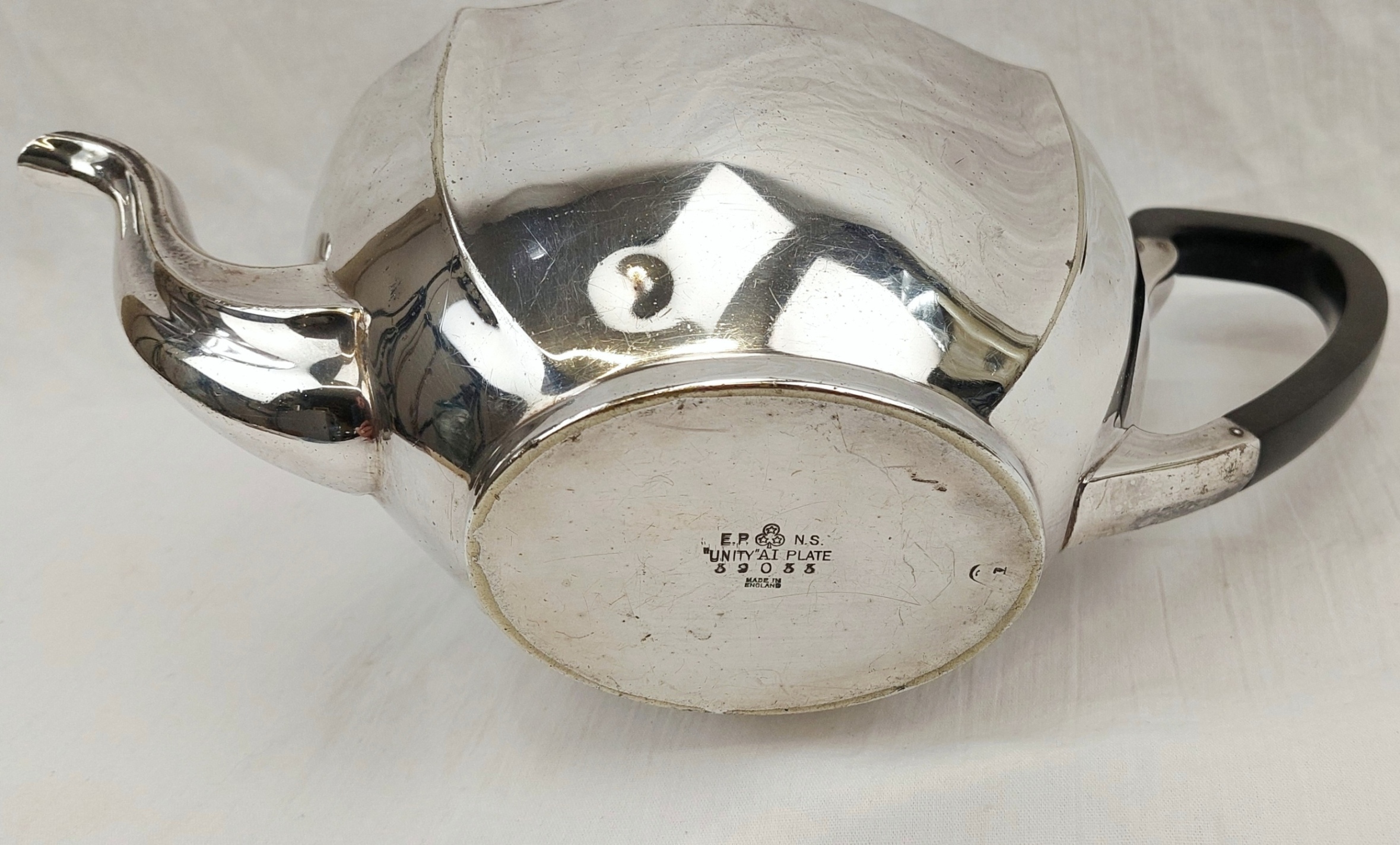 Silver Plate Teapot - Image 8