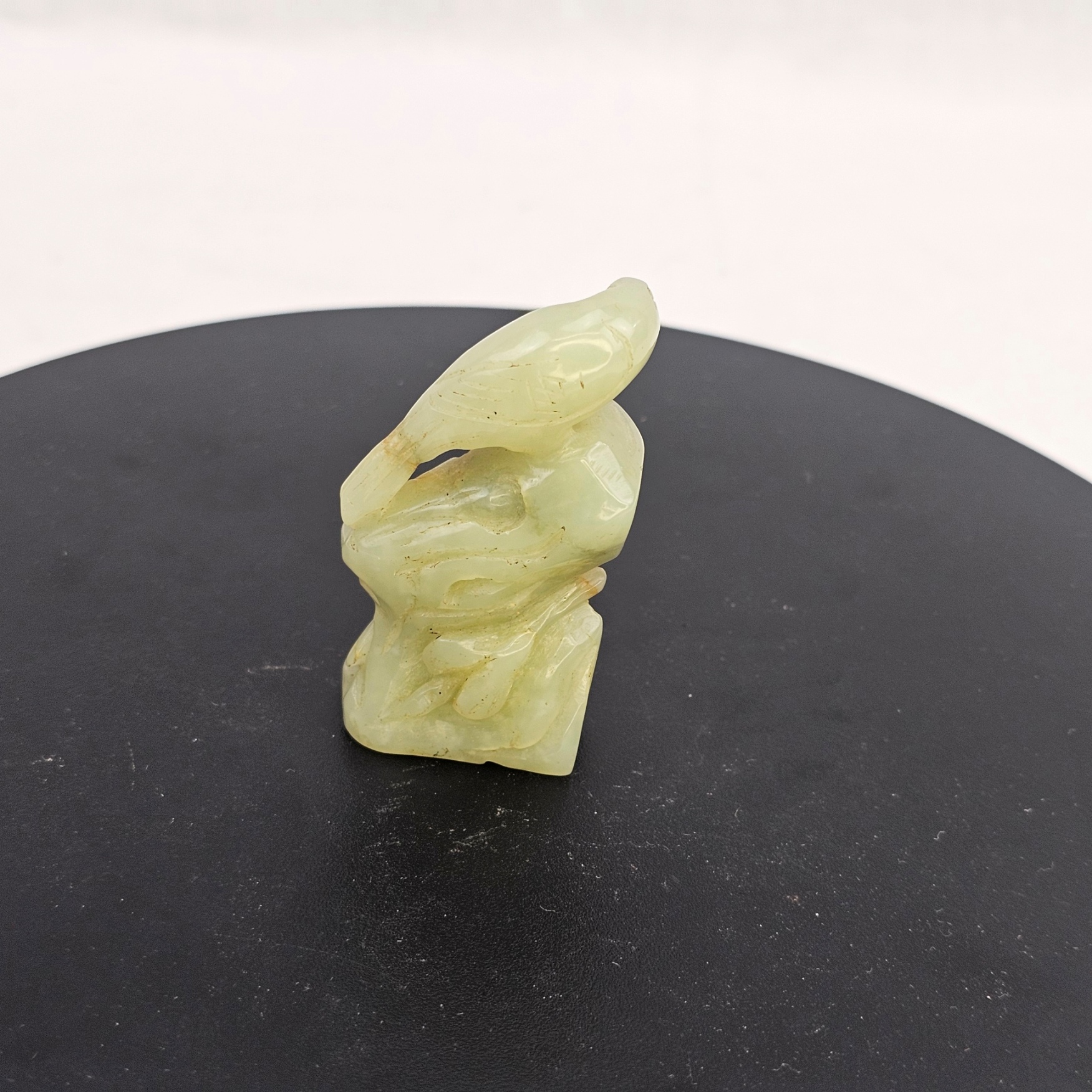 Chinese Ming Nephrite Jade Carving Of A Bird Of Prey - Image 3