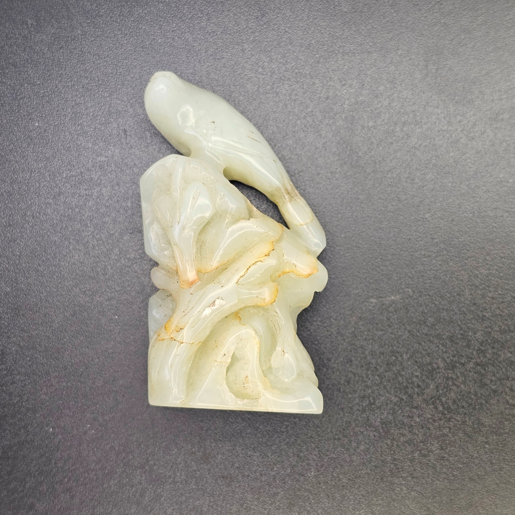 Chinese Ming Nephrite Jade Carving Of A Bird Of Prey - Image 6