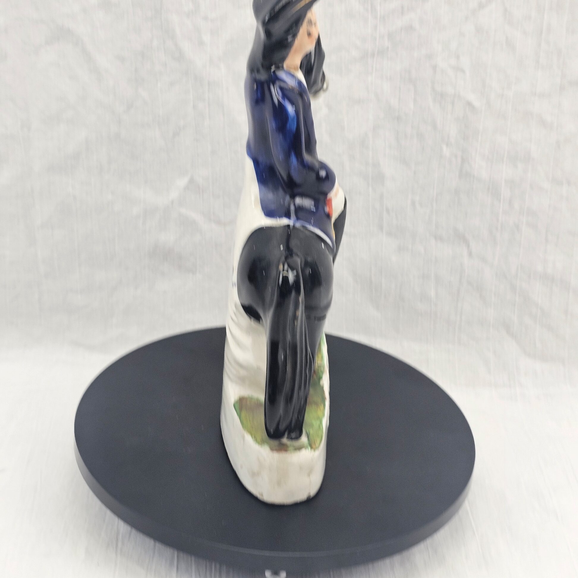 Victorian Staffordshire Equestrian Portrait Figure of Dick Turpin on Black Bess, c.1850–1870 - Image 8
