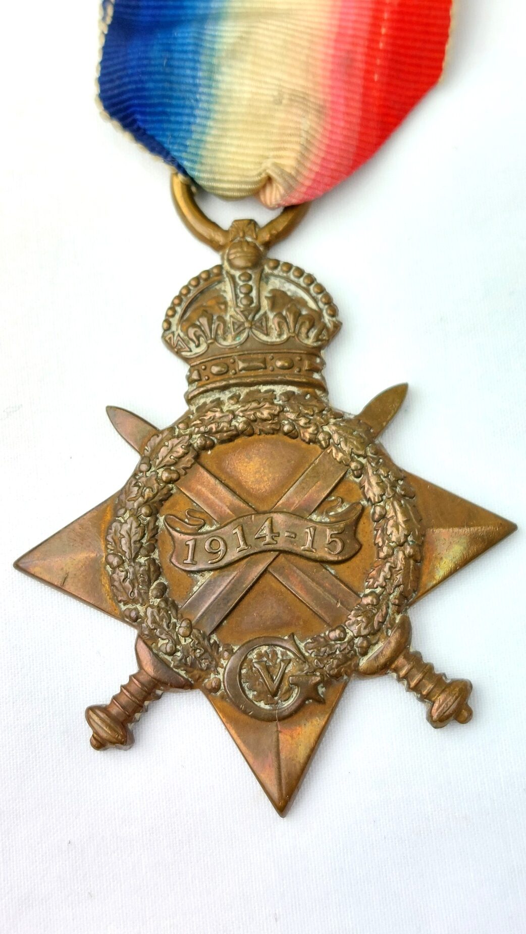 British, WW1, Named 1914–15 Star Trio Medal Group to 852 Pte James Naismith, Argyll & Sutherland Highlanders – Wounded Soldier – Ribbon Bar & Case - Image 5