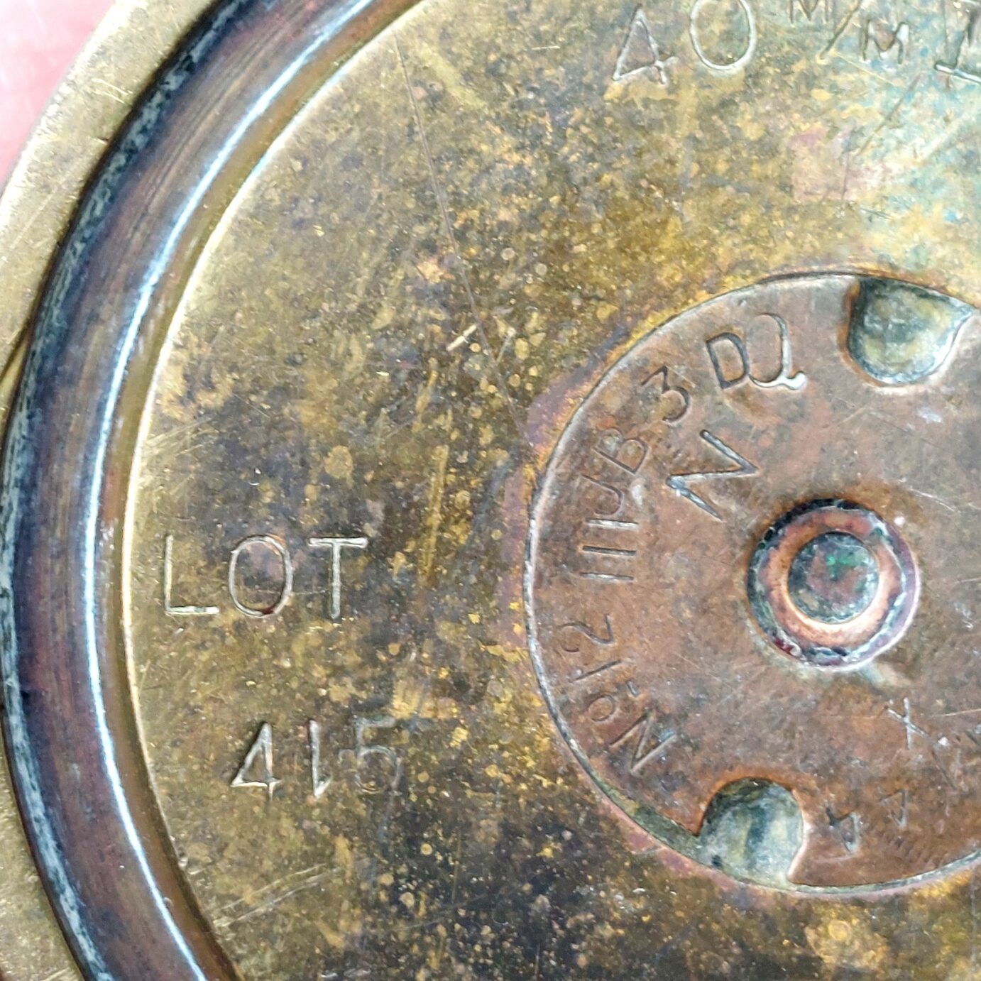 British, WW2 - 1944 Dated, 40mm Mark IV Bofors Anti-Aircraft Brass Shell Case, (ECC), Cut-Down Trench Art Vase - Image 8