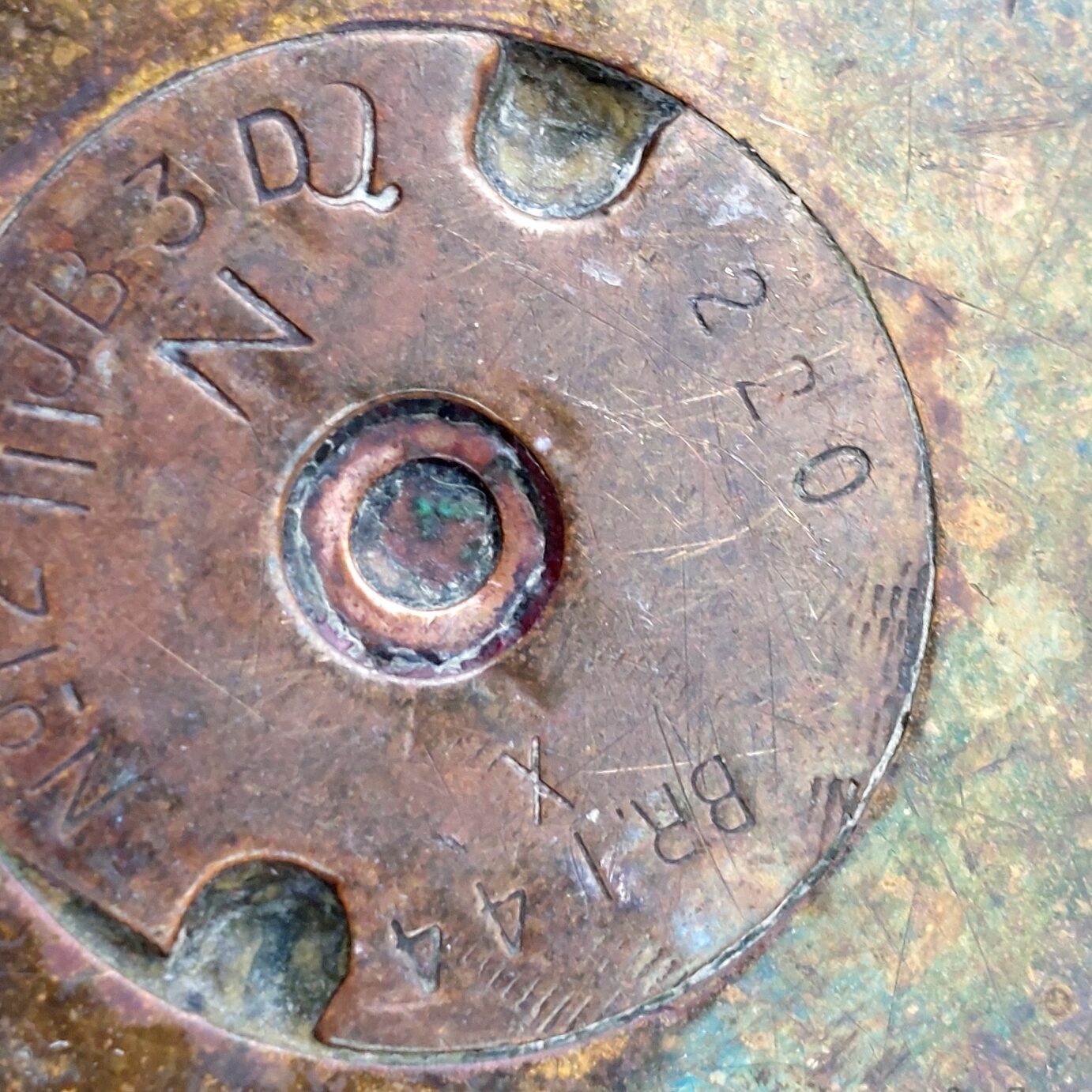 British, WW2 - 1944 Dated, 40mm Mark IV Bofors Anti-Aircraft Brass Shell Case, (ECC), Cut-Down Trench Art Vase - Image 11