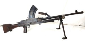 British, WW2-Dated 1943, Bren Mk II Light Machine Gun, Monotype Group / Daimler Production, Old Spec French Deactivation