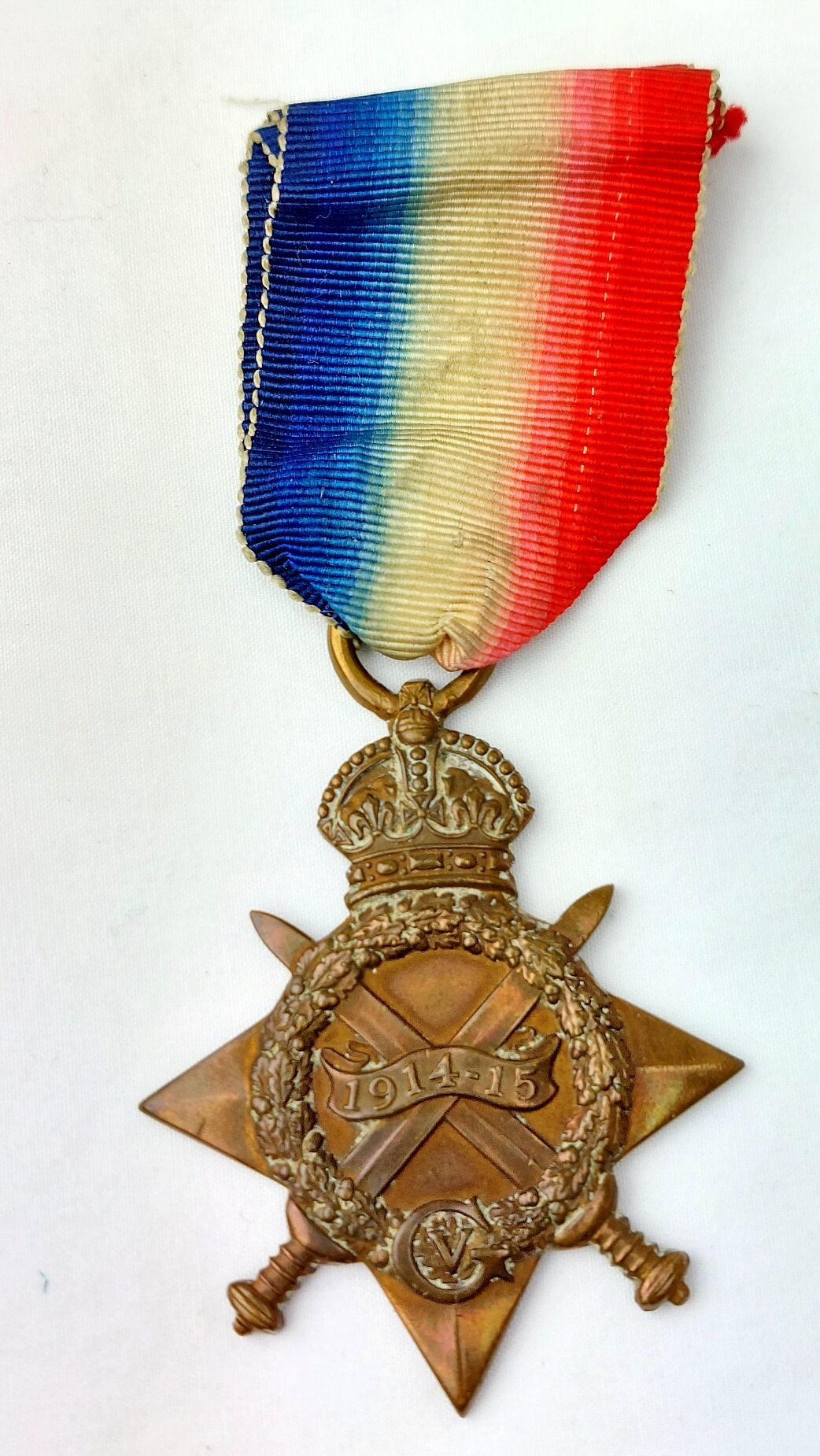 British, WW1, Named 1914–15 Star Trio Medal Group to 852 Pte James Naismith, Argyll & Sutherland Highlanders – Wounded Soldier – Ribbon Bar & Case - Image 4