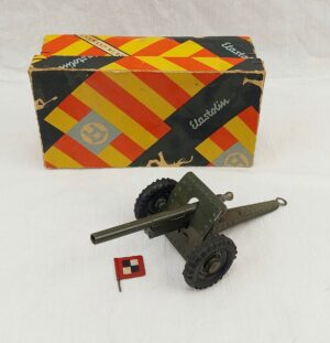 Boxed 1930s Hausser For Elastolin German Tinplate Anti Tank Gun