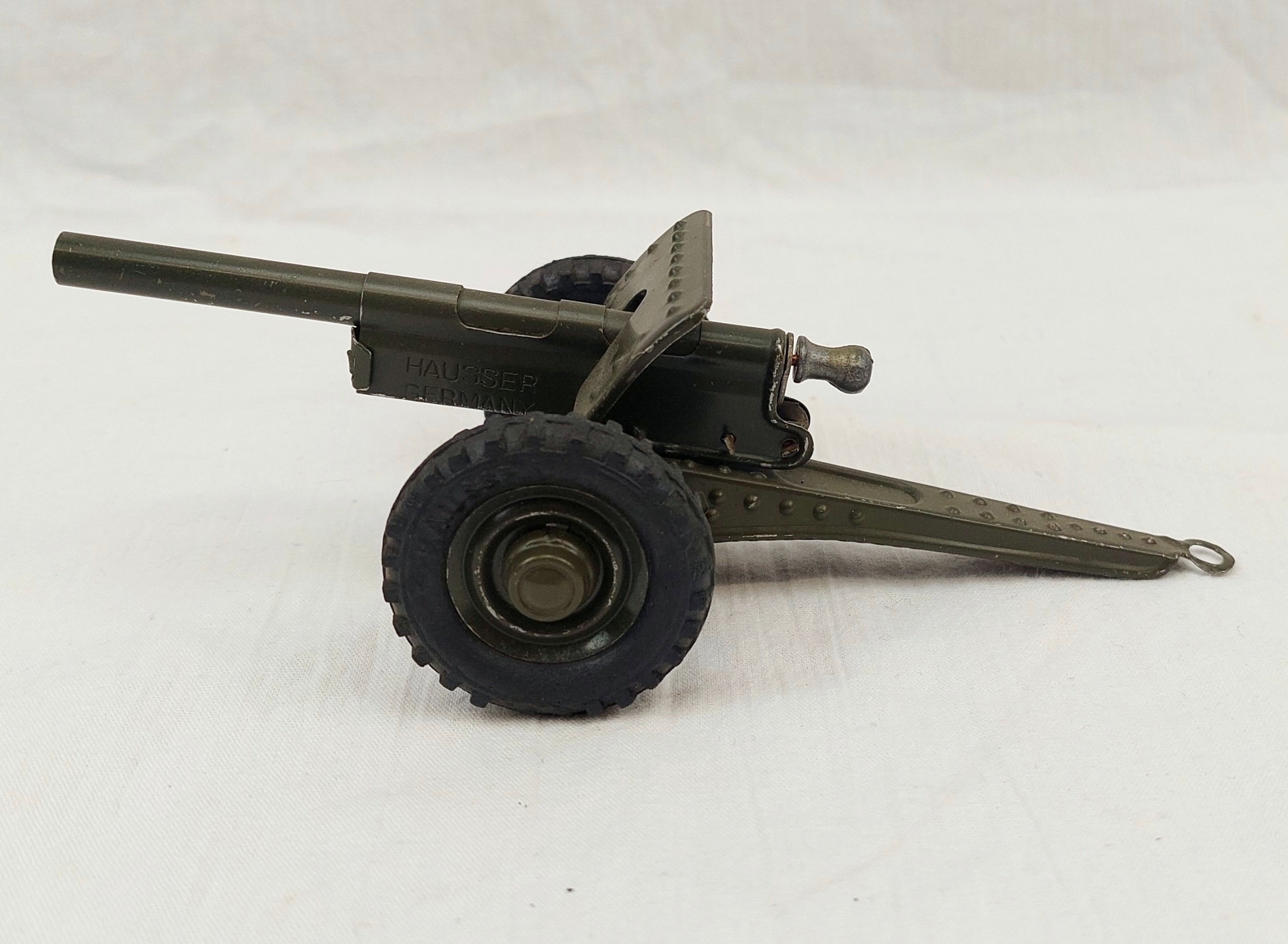 Boxed 1930s Hausser For Elastolin German Tinplate Anti Tank Gun - Image 13