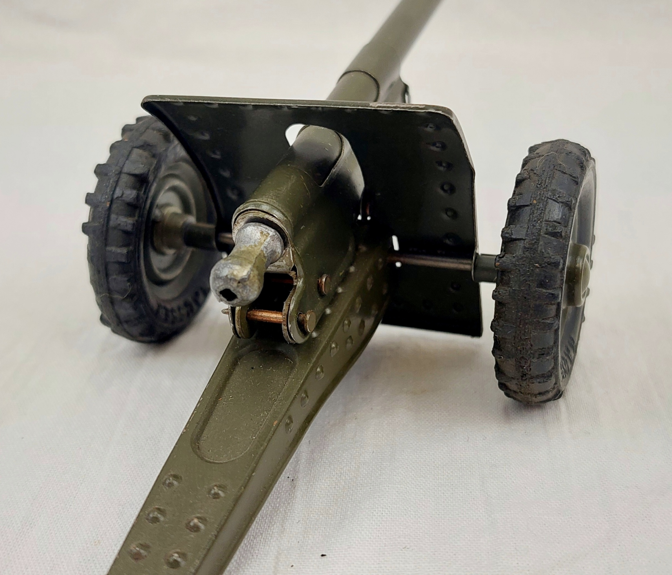 Boxed 1930s Hausser For Elastolin German Tinplate Anti Tank Gun - Image 12