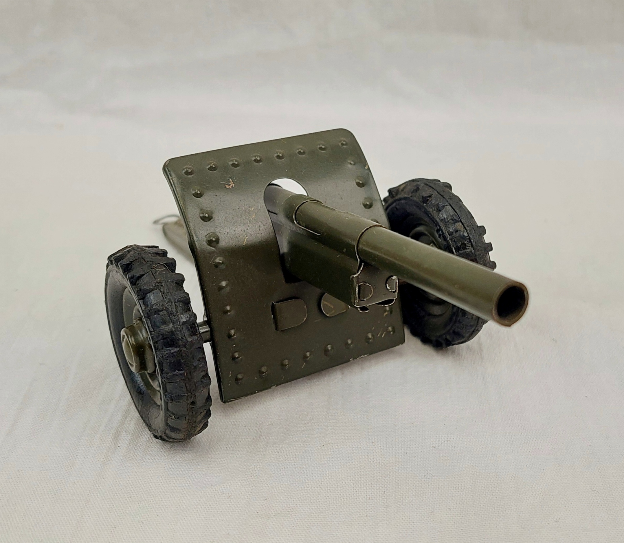 Boxed 1930s Hausser For Elastolin German Tinplate Anti Tank Gun - Image 10