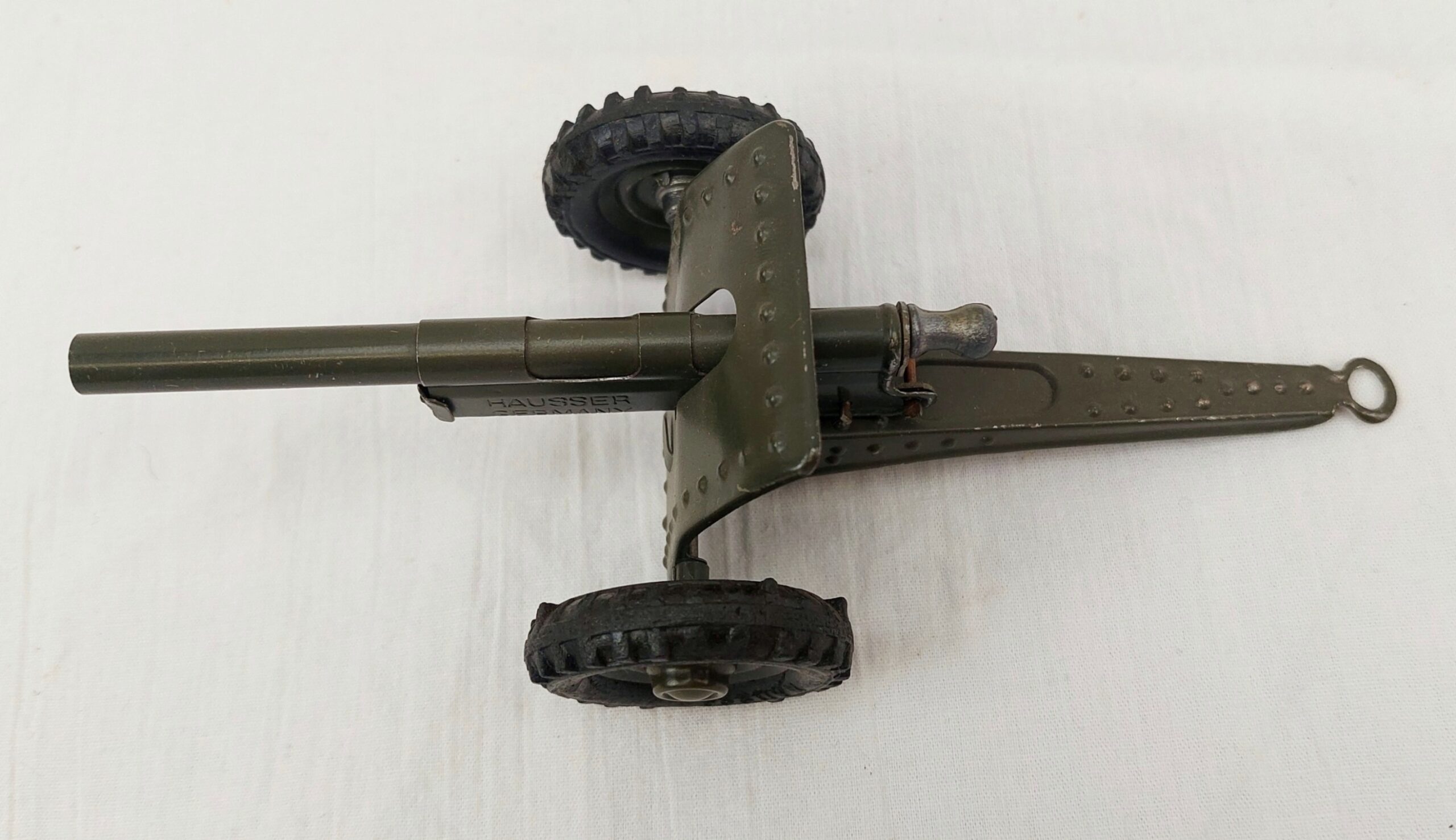 Boxed 1930s Hausser For Elastolin German Tinplate Anti Tank Gun - Image 9