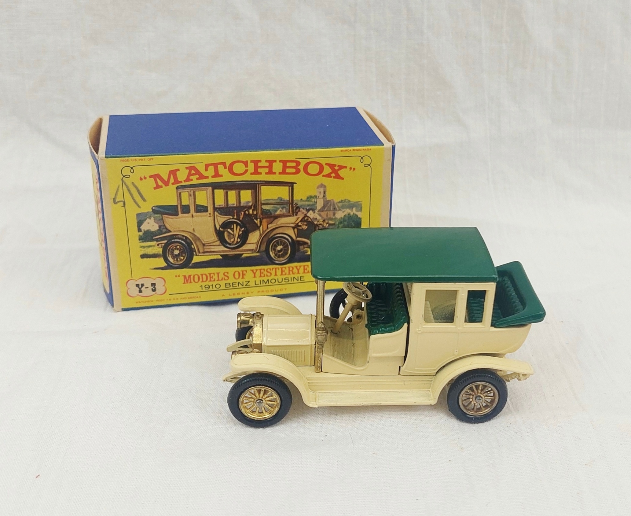 Boxed Matchbox Y-3 1910 Benz Limousine