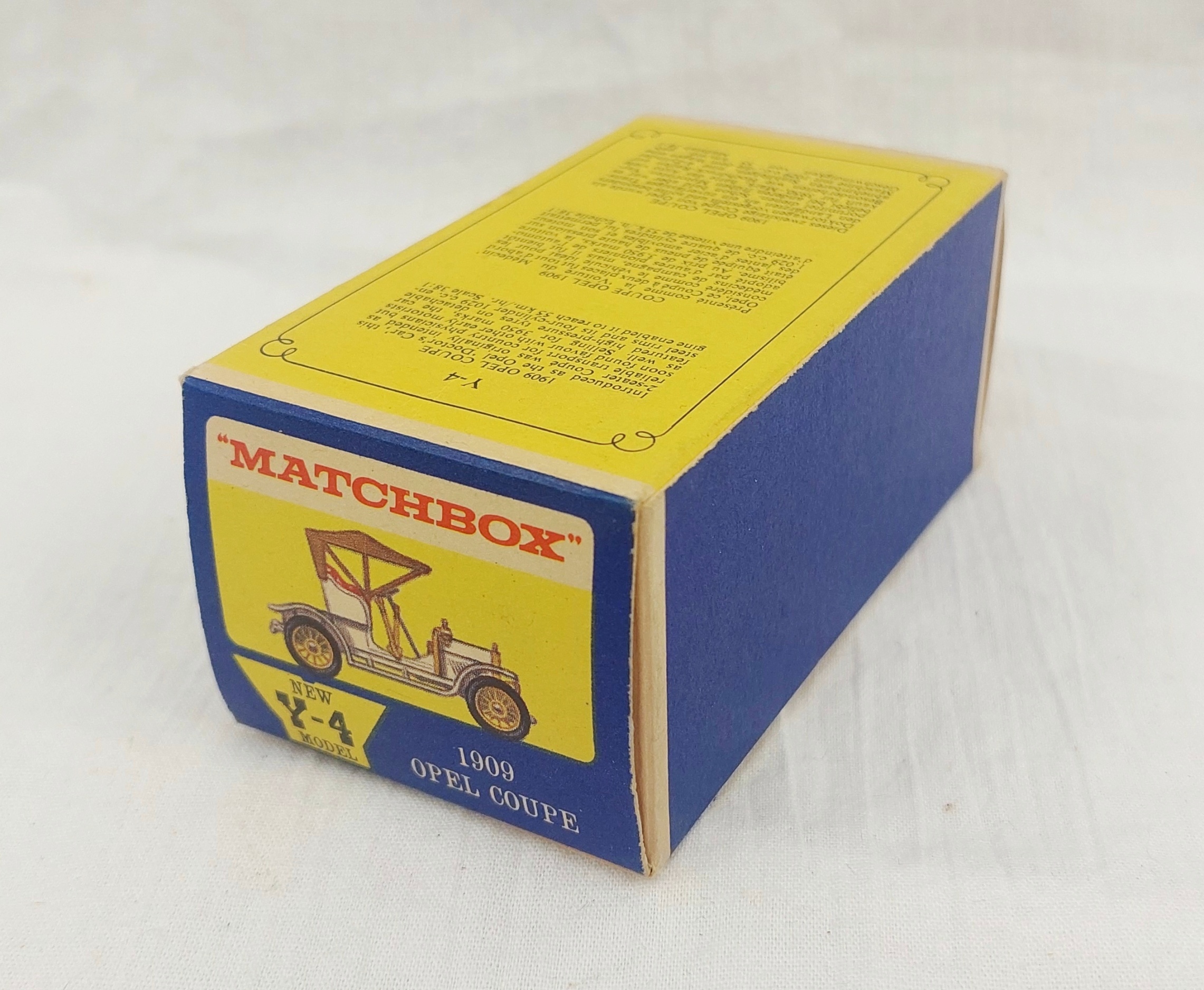 Boxed Matchbox Y-4 1909 Opal Coupe - Image 5