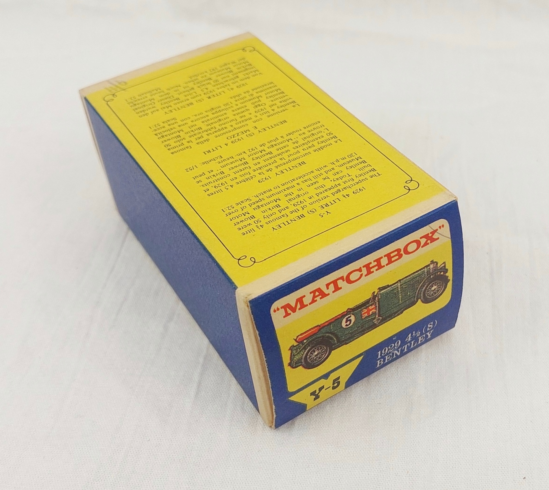 Boxed Matchbox Y-5 1920 4 1/2 Litre Bentley - Image 5