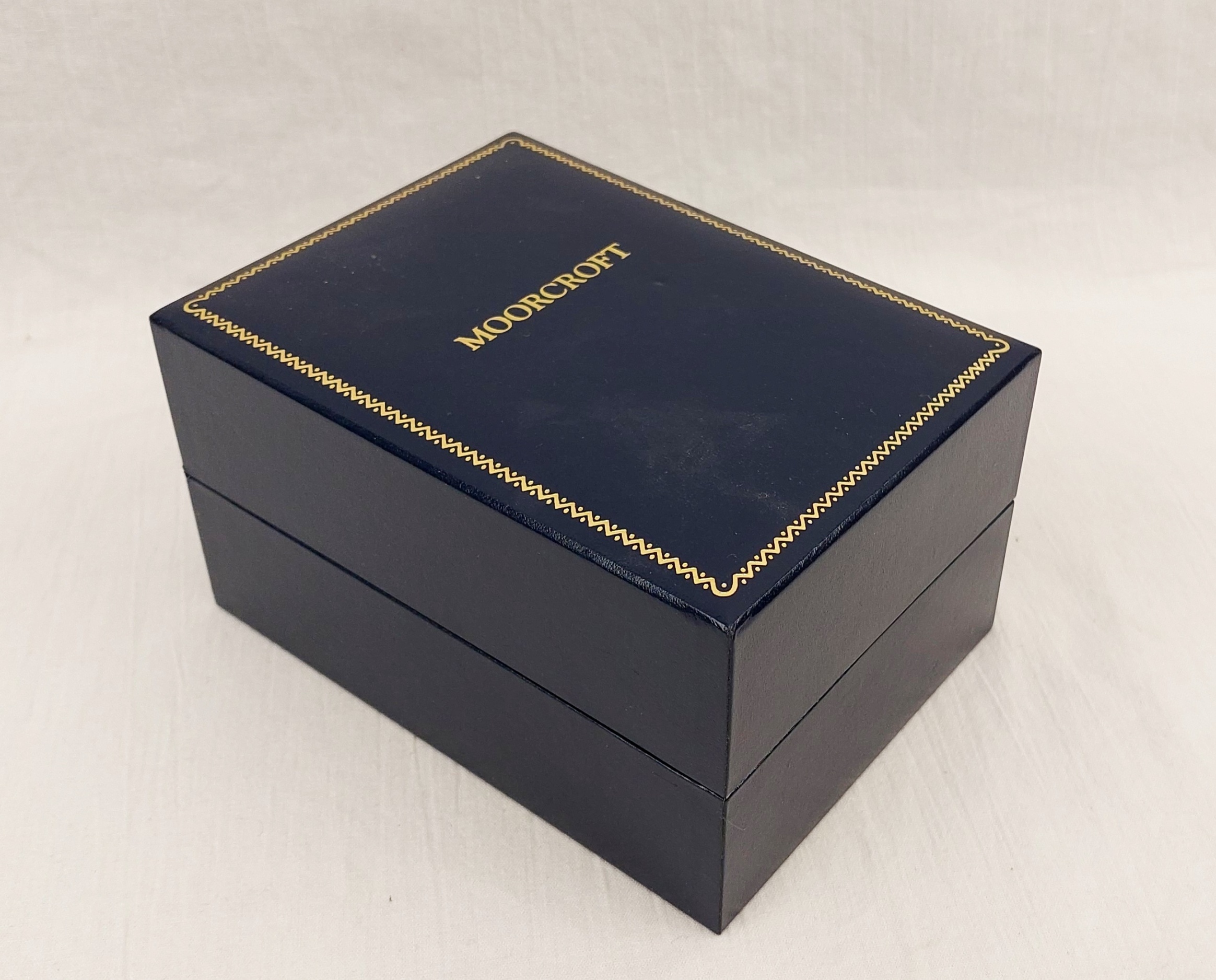 Boxed Moorcroft Narcissus Pattern Enamel Vase - Image 8