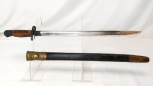 British, WW1 - Dated Jan 1916, Pattern 1907 Sword Bayonet, by Wilkinson, with Scabbard