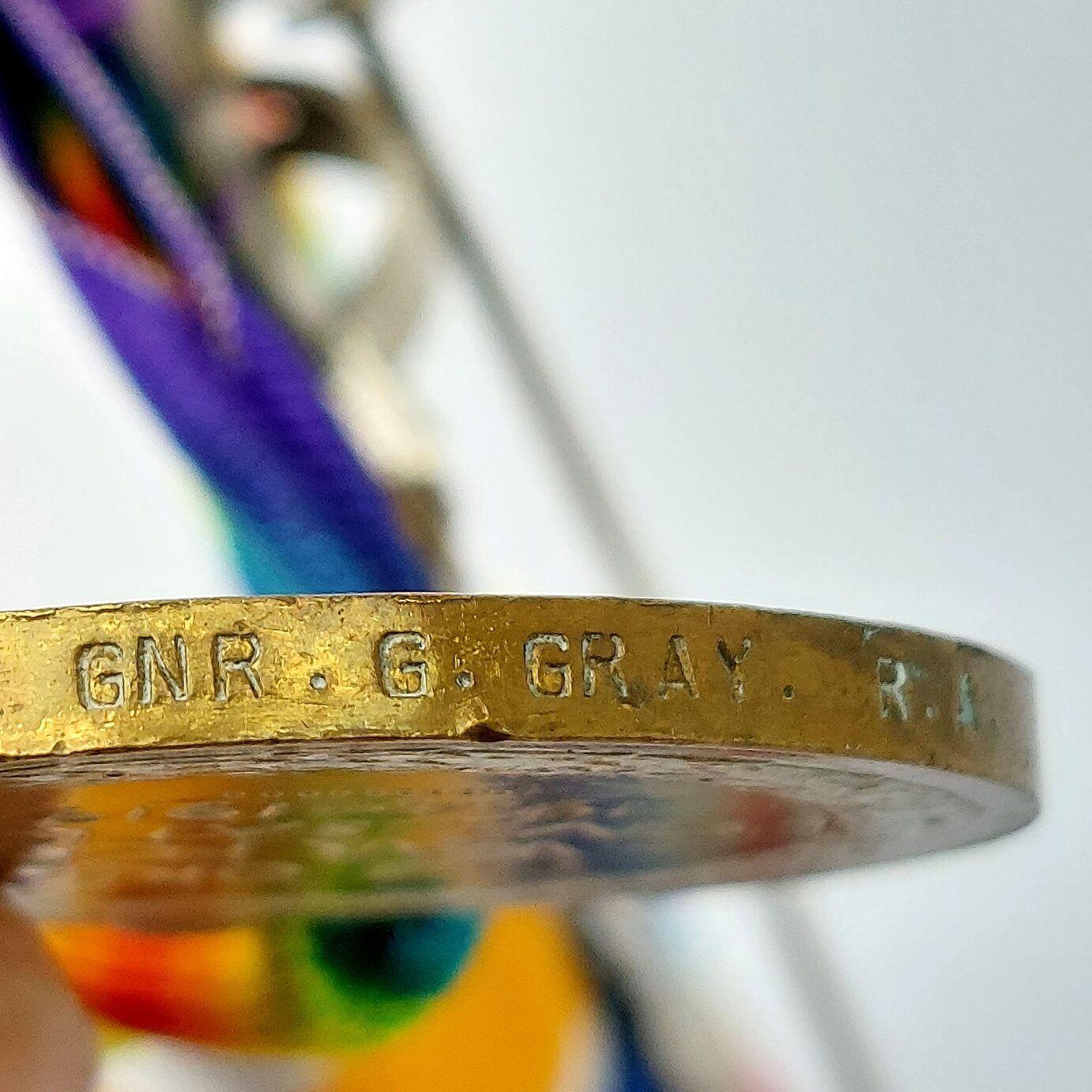 British, WW1, Medal Trio - 1914 Star with 5th Aug–22nd Nov Clasp & Rosette, Named to 26428 Gunner George Gray, Royal Garrison Artillery – Old Contemptible, India Service & Qualified Artillery Saddler - Image 13