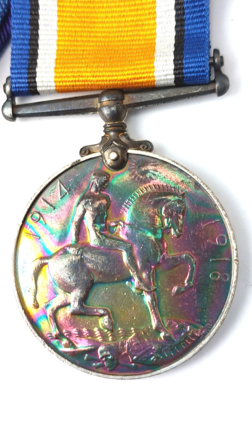 British, WW1, Medal Trio - 1914 Star with 5th Aug–22nd Nov Clasp & Rosette, Named to 26428 Gunner George Gray, Royal Garrison Artillery – Old Contemptible, India Service & Qualified Artillery Saddler - Image 7