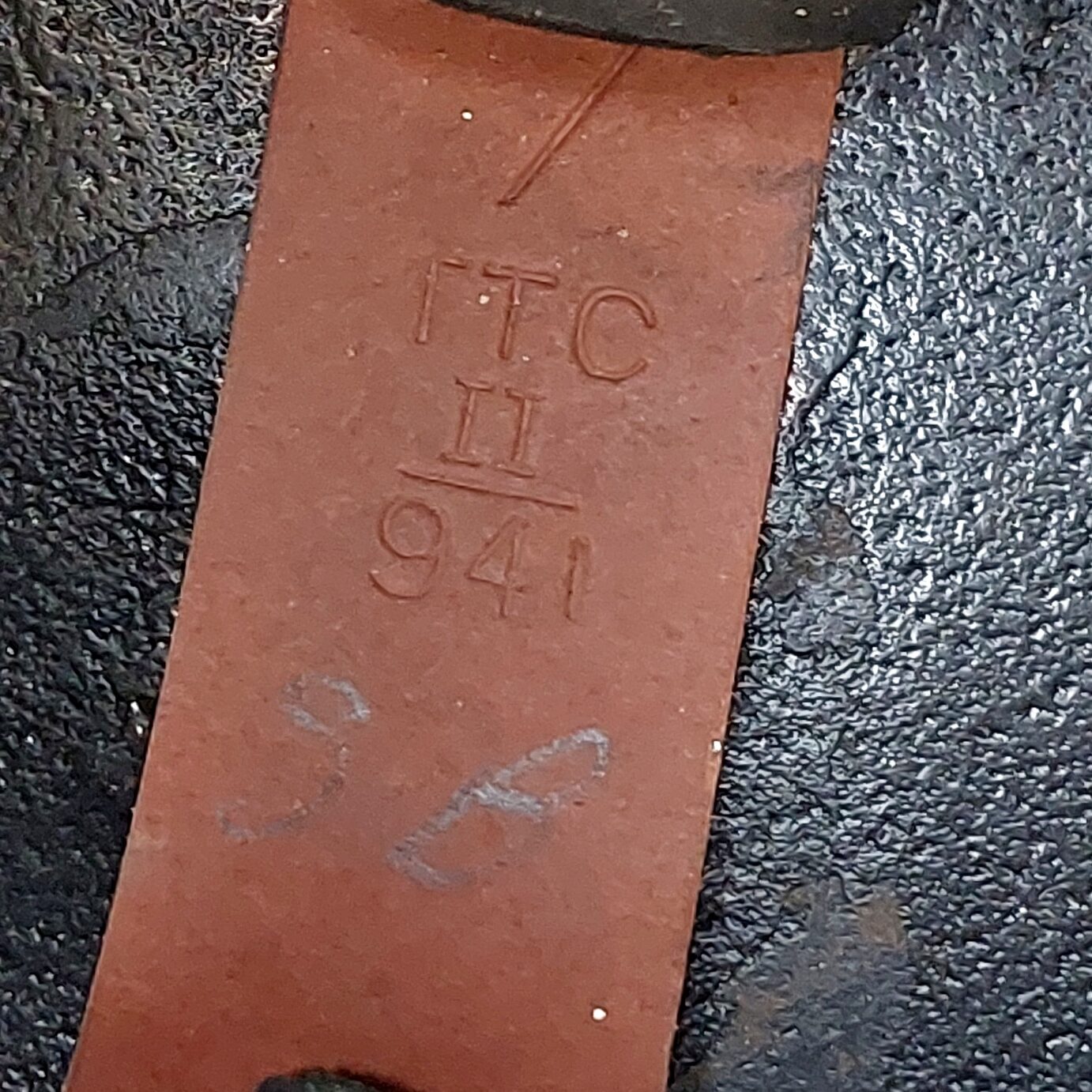 British, WW2, Police Mk II Brodie Helmet by Rubery Owen & Co. with 1941 TTC Liner - Image 12