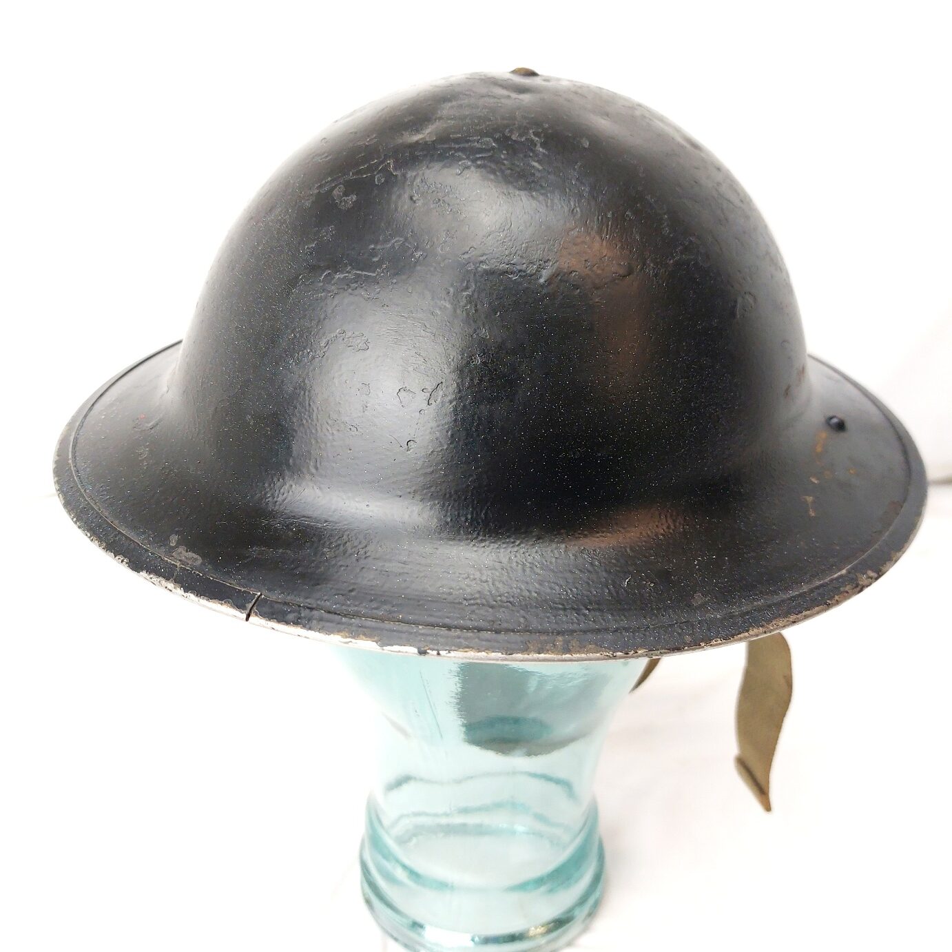 British, WW2, Police Mk II Brodie Helmet by Rubery Owen & Co. with 1941 TTC Liner - Image 3