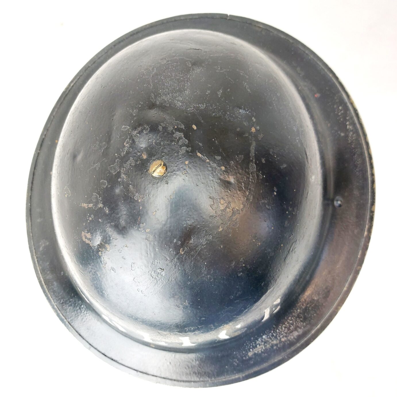 British, WW2, Police Mk II Brodie Helmet by Rubery Owen & Co. with 1941 TTC Liner - Image 5