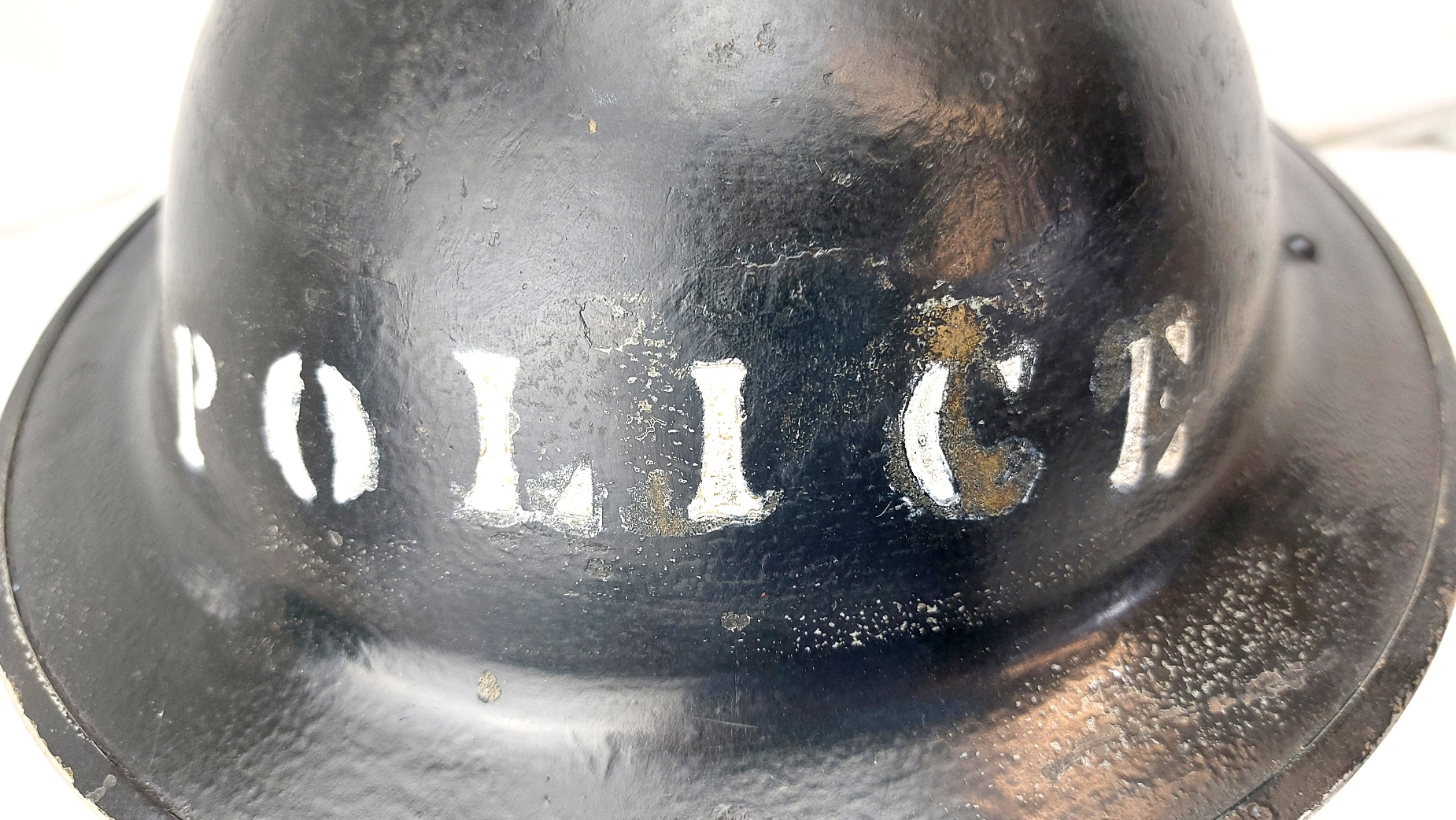 British, WW2, Police Mk II Brodie Helmet by Rubery Owen & Co. with 1941 TTC Liner - Image 6