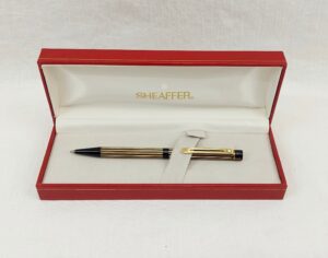 Cased Shaeffer Targa Regency Stripe Pen