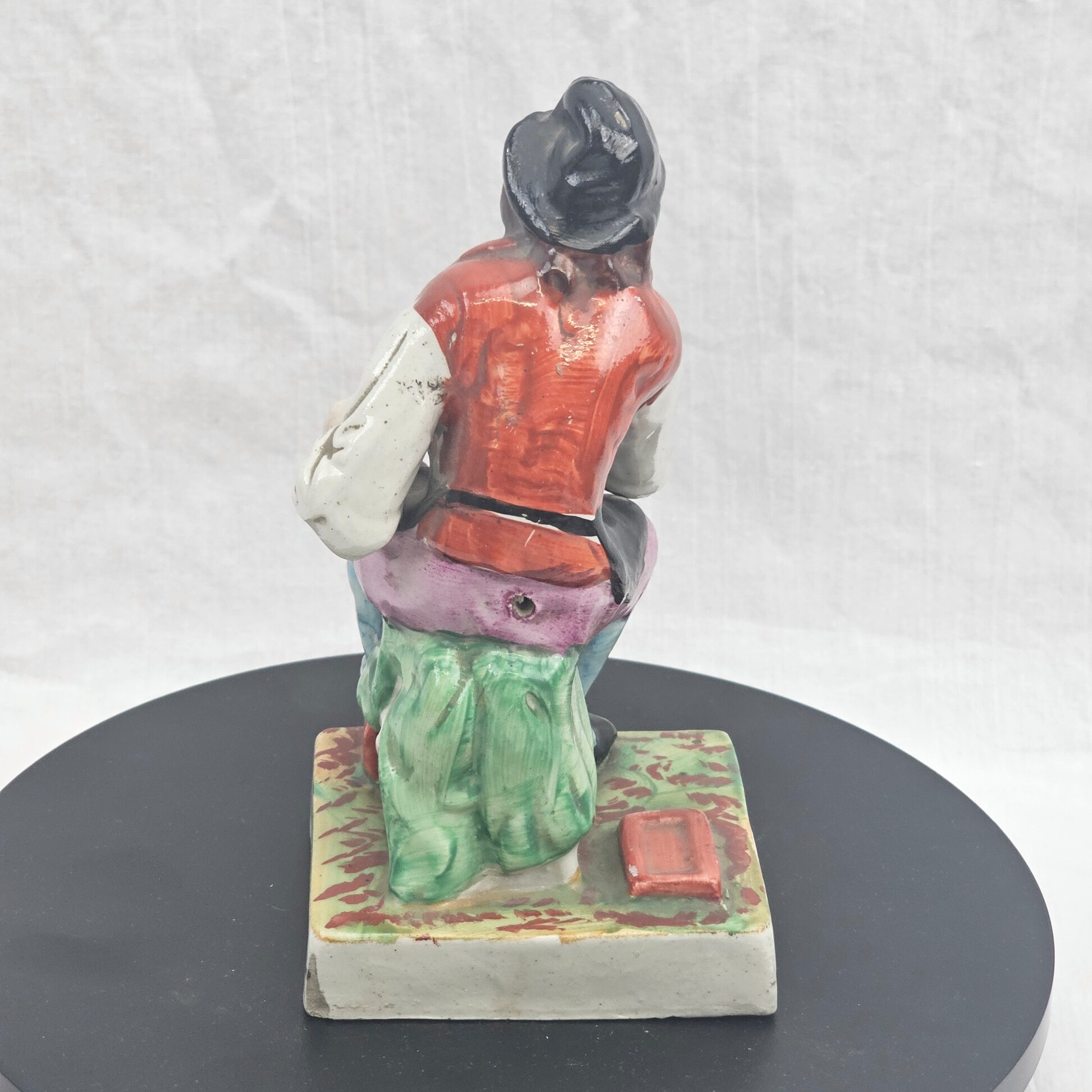 Victorian Staffordshire Pottery Figure of a Cobbler - The Cobbler Jobson, circa 1870 - Image 3