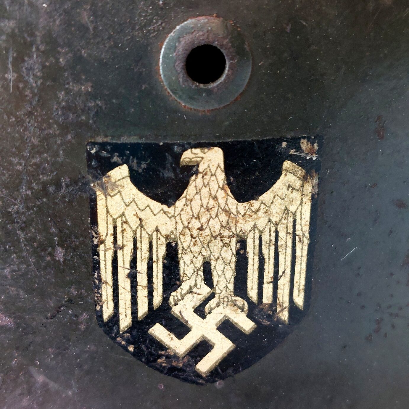 German, Pre-WW2 - c.1936, M35 Double Decal Heer Steel Combat Helmet, NS66, Lot 5755, Pocher Decals - Image 15