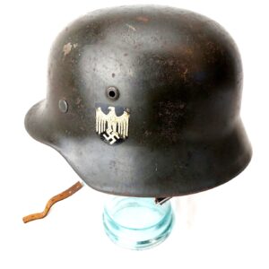 German, Pre-WW2 - c.1936, M35 Double Decal Heer Steel Combat Helmet, NS66, Lot 5755, Pocher Decals