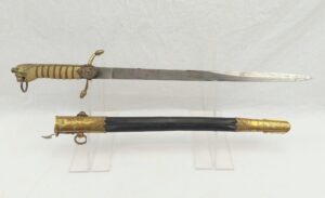 George V Royal Navy 1891 Pattern Midshipman's Dress Dirk And Scabbard By Wilkinson Sword