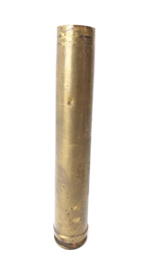 German, Pre-WWII - 1936 Dated, 3.7cm FlaK 18/36 Brass Shell Case – Polte Magdeburg – WaA107