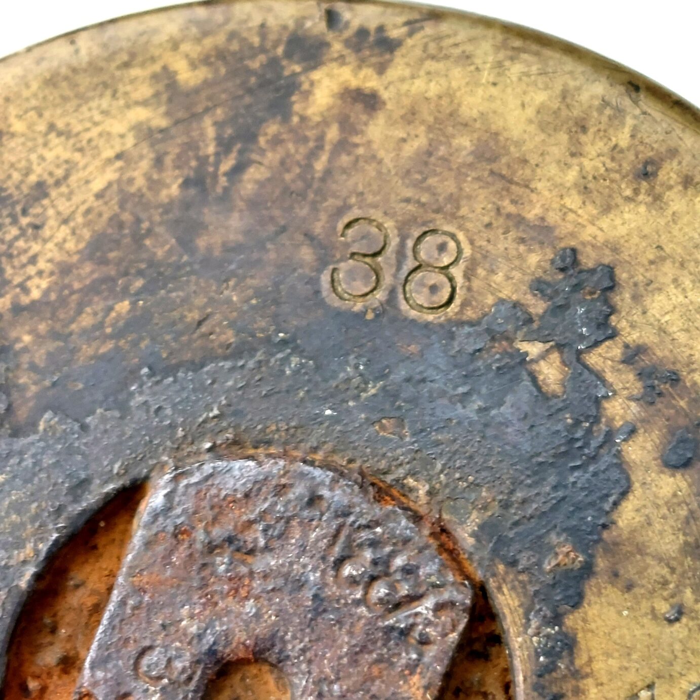 German, Pre-WWII - 1936 Dated, 3.7cm FlaK 18/36 Brass Shell Case – Polte Magdeburg – WaA107 - Image 6