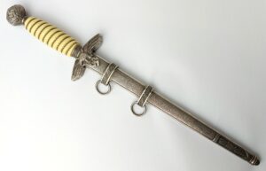 German, WW2, Third Reich Luftwaffe 2nd Pattern Officer’s Dagger, Complete with Scabbard