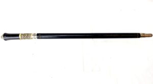 Indian, Late 19th to Early 20th Century, Concealed Military Swagger-Swagger Sword Stick, with Locking Mechanism