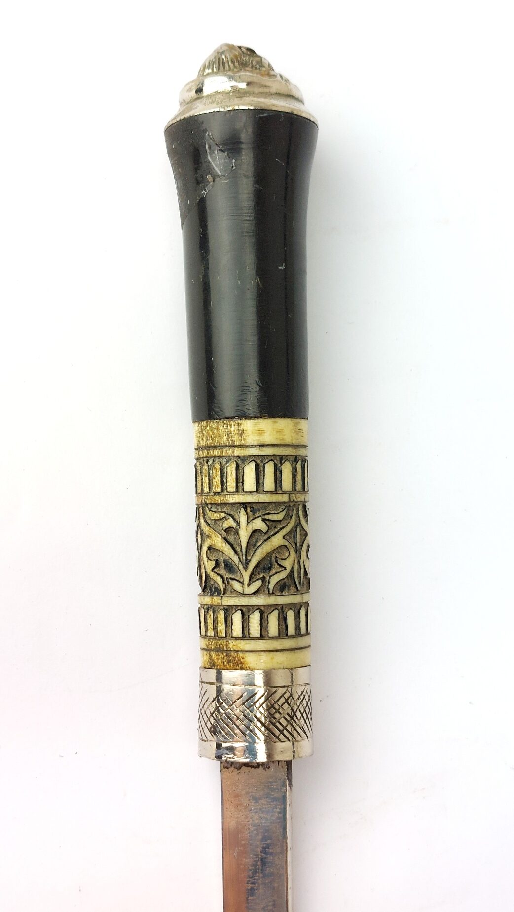Indian, Late 19th to Early 20th Century, Concealed Military Swagger-Swagger Sword Stick, with Locking Mechanism - Image 8