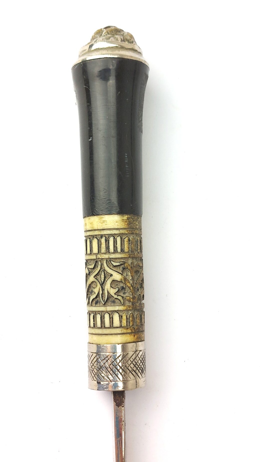 Indian, Late 19th to Early 20th Century, Concealed Military Swagger-Swagger Sword Stick, with Locking Mechanism - Image 9