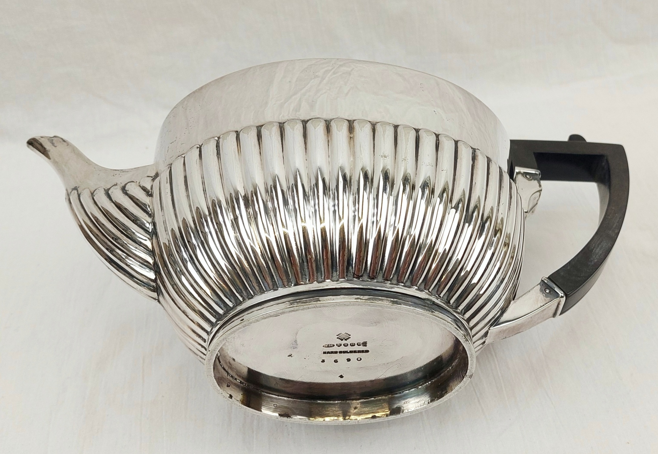 Antique Silver Plate Teapot - Image 6