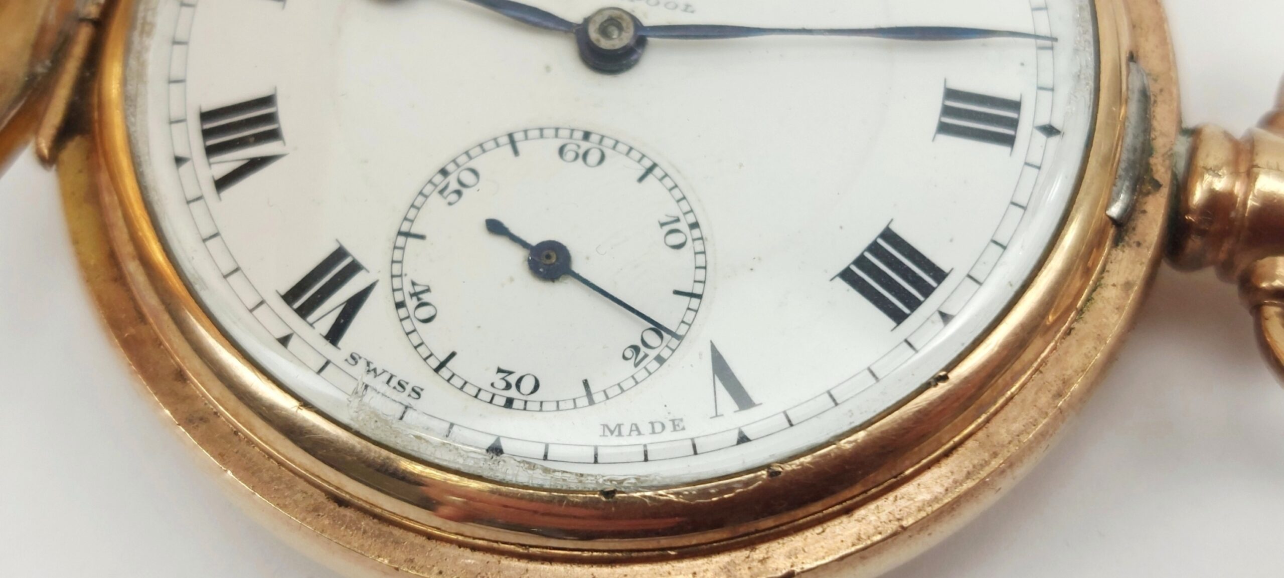 c1900 Gold Filled Full Hunter Pocket Watch by Thomas Russell & Son - Image 3