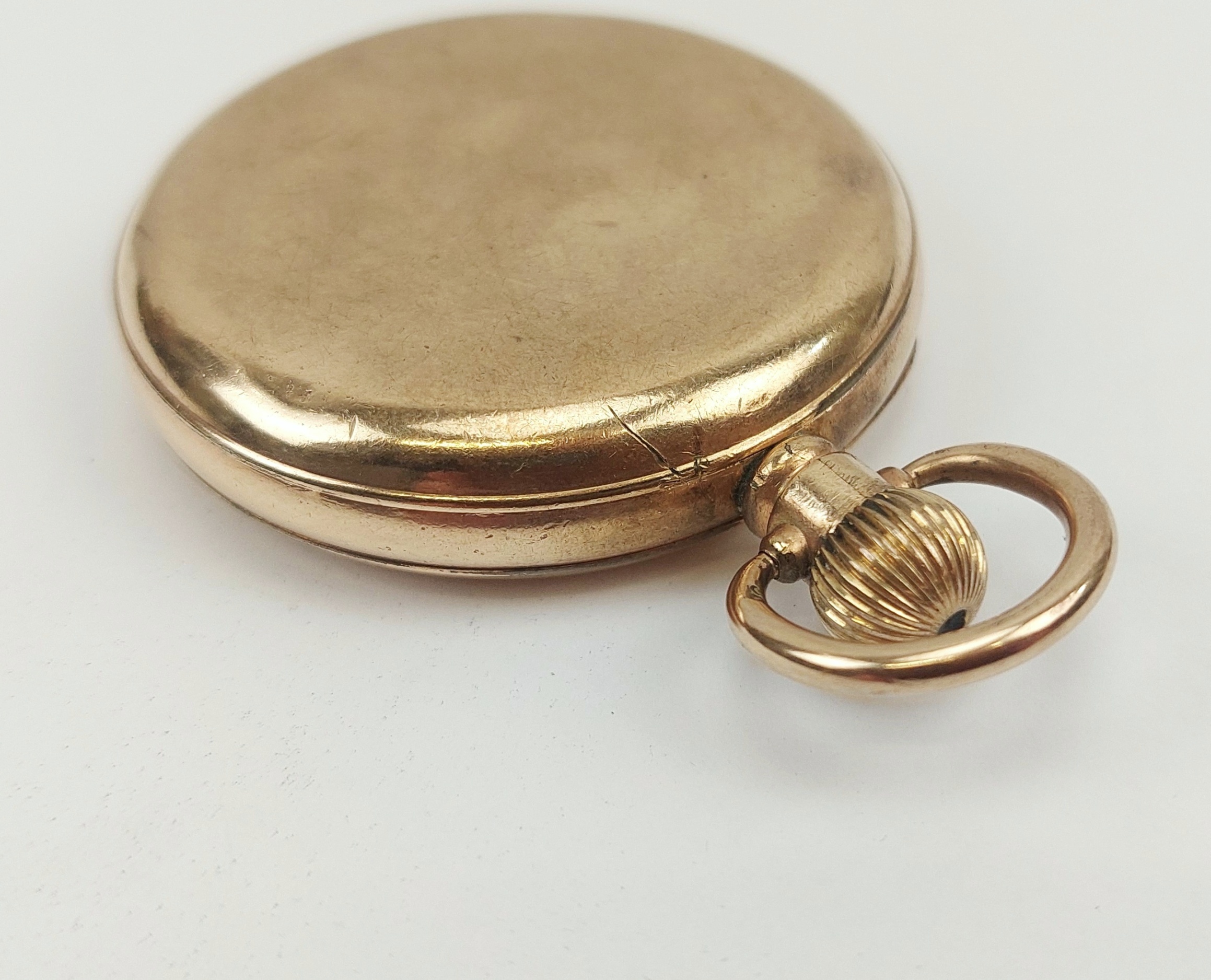 c1900 Gold Filled Full Hunter Pocket Watch by Thomas Russell & Son - Image 8