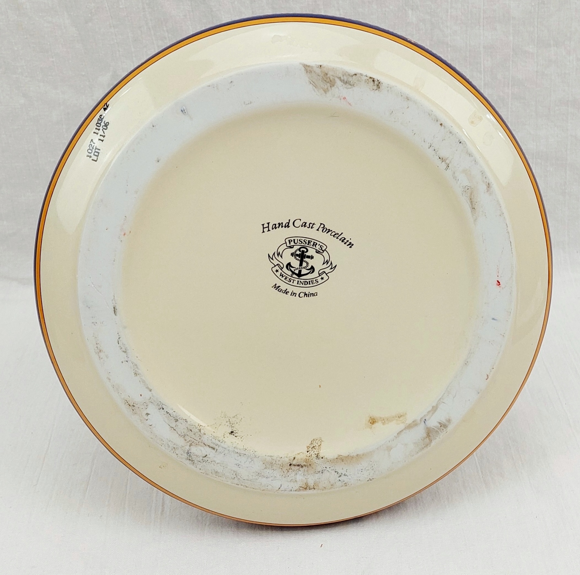 Fully Sealed 1 Litre Porcelain Deacanter of British Navy Pusser’s Rum - Image 10