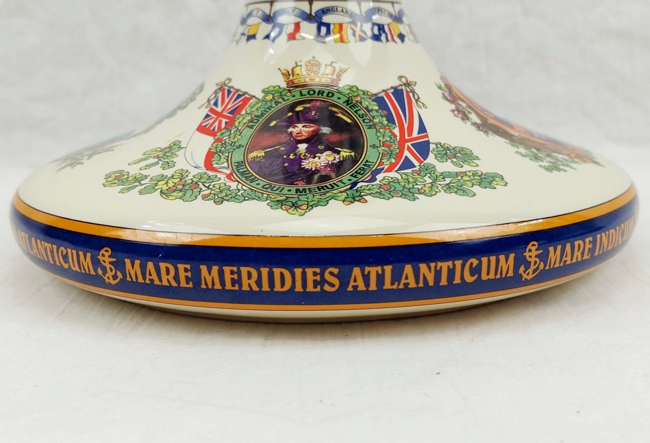 Fully Sealed 1 Litre Porcelain Deacanter of British Navy Pusser’s Rum - Image 7