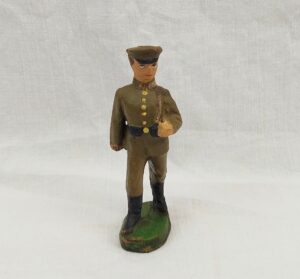 Large WW1 Elastolin British Composite Officer Soldier Figure