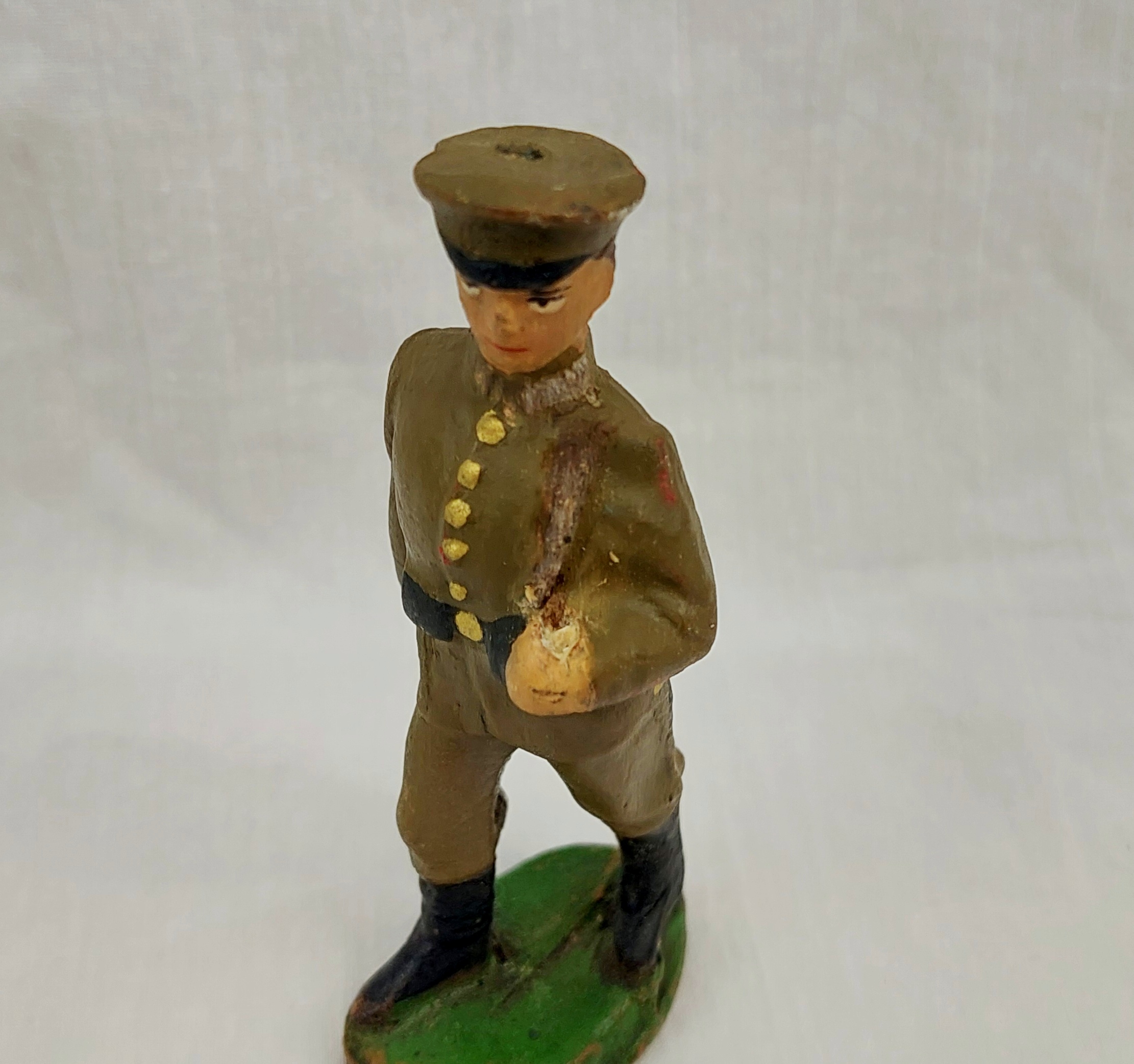 Large WW1 Elastolin British Composite Officer Soldier Figure - Image 5