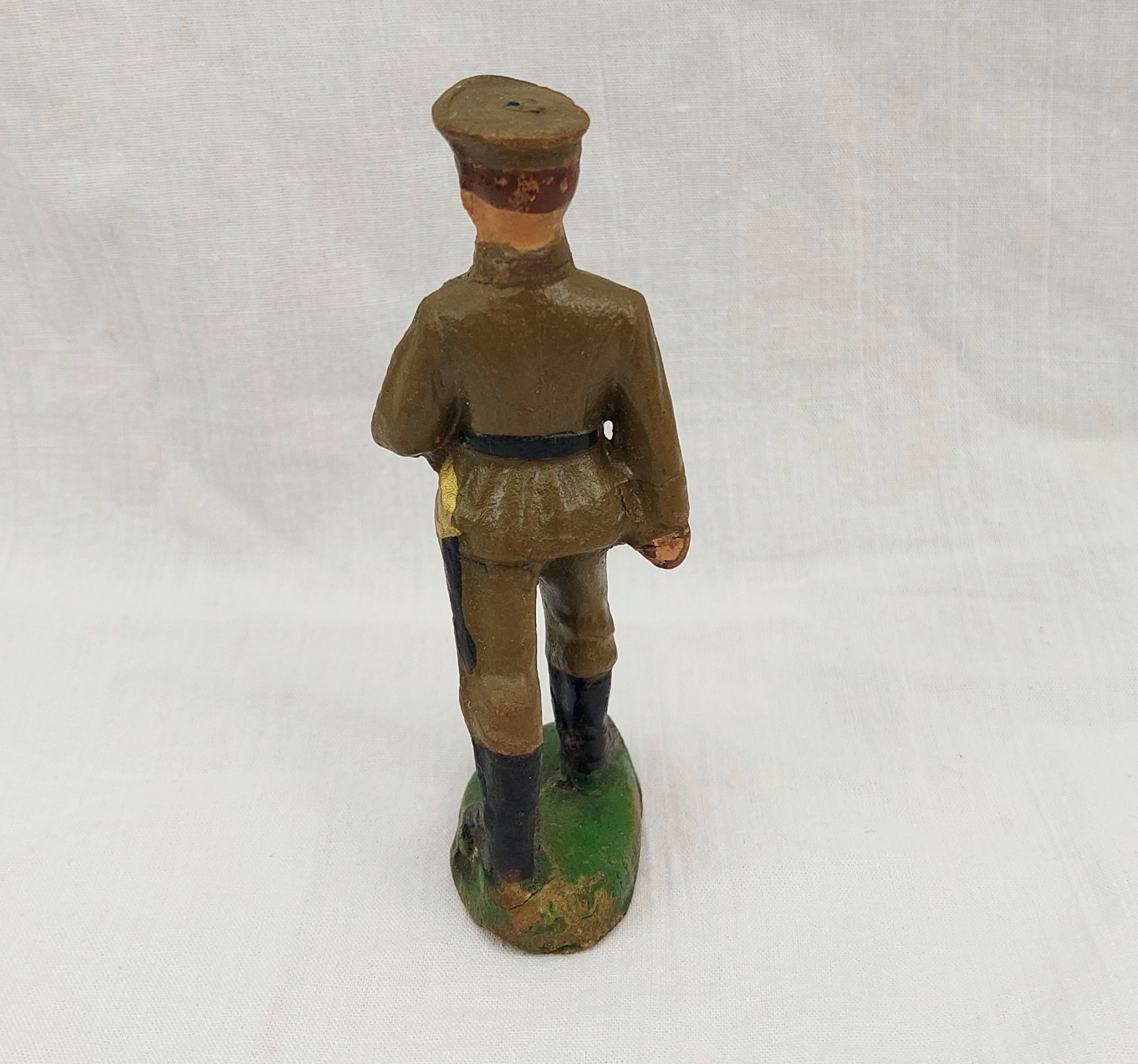 Large WW1 Elastolin British Composite Officer Soldier Figure - Image 4