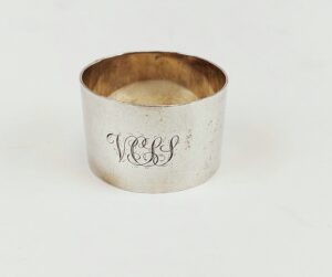 London 1899 Sterling Silver Napkin Ring