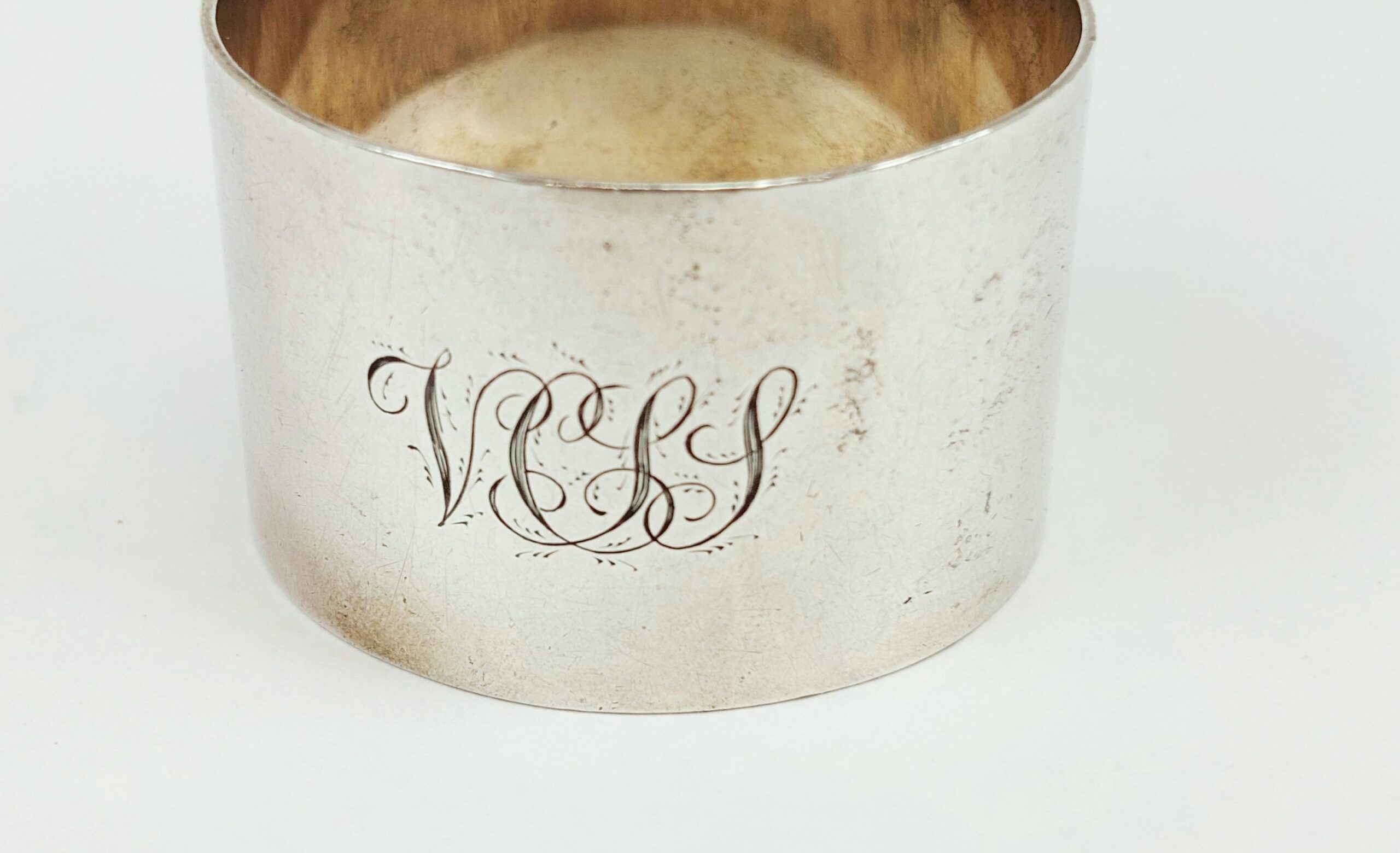 London 1899 Sterling Silver Napkin Ring - Image 2