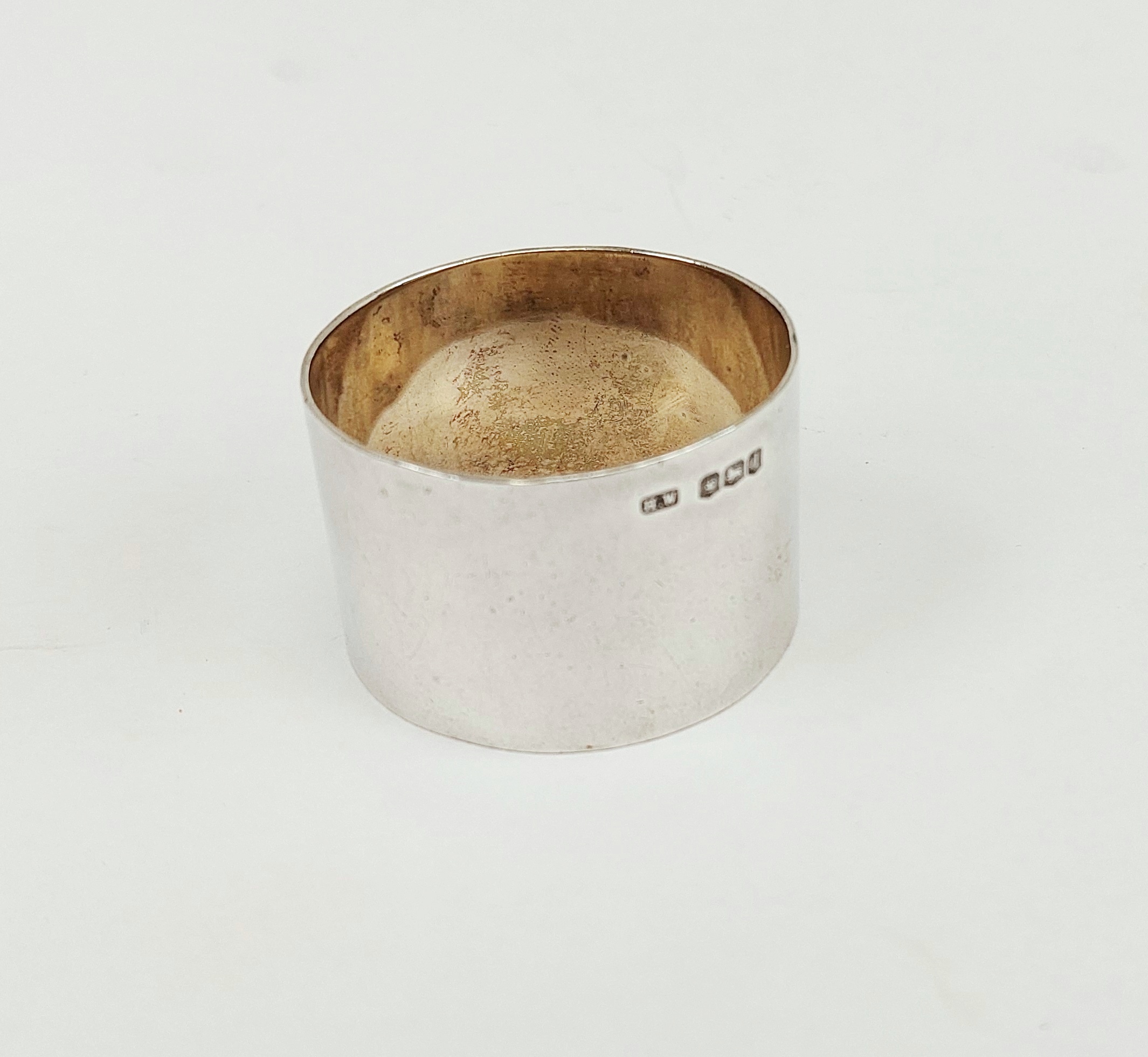 London 1899 Sterling Silver Napkin Ring - Image 4