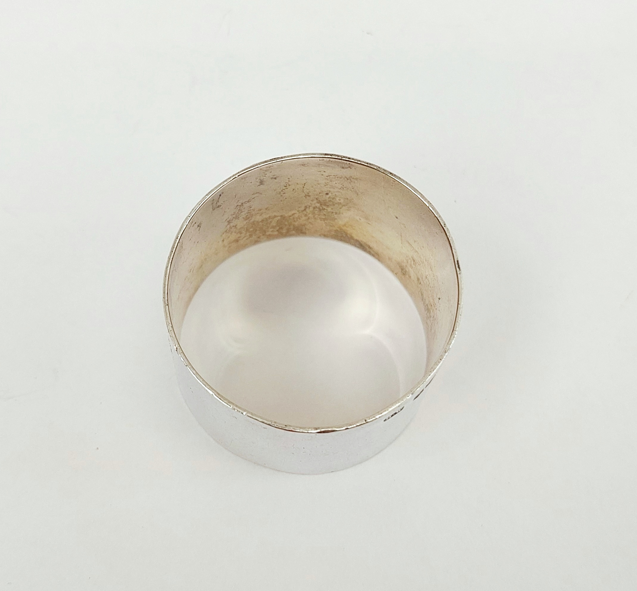 London 1899 Sterling Silver Napkin Ring - Image 5